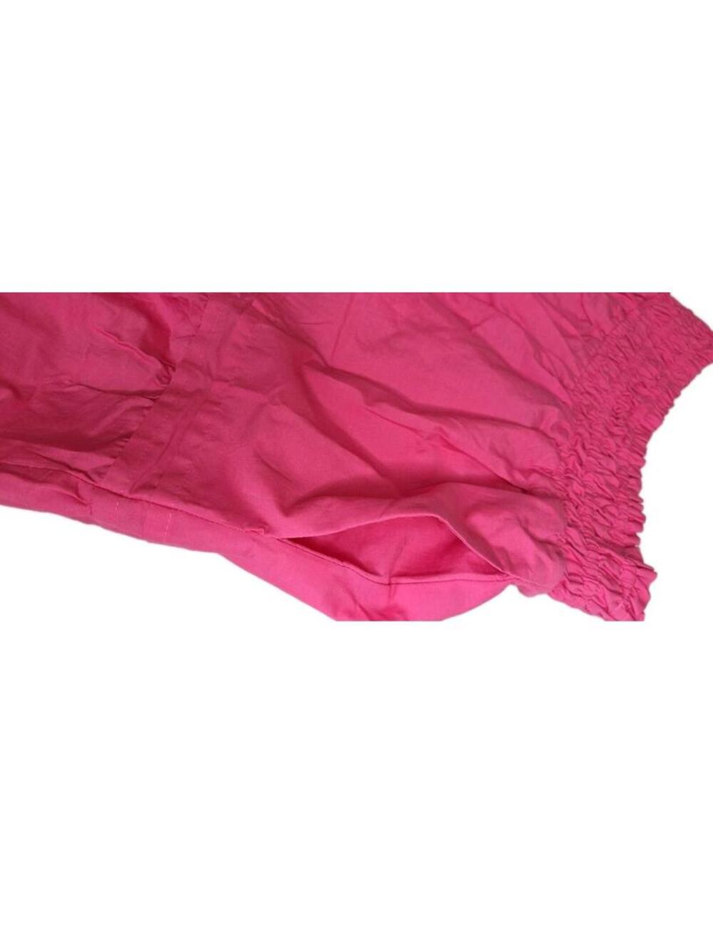 Anthropologie The Somerset Poplin Tiered Maxi Skirt Pink Smocked Pocket XXS NWT - Picture 8 of 13